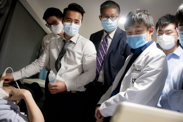 醫療新知｜港大醫學院添置便攜式超聲波掃描器 疫下助學生遠程學習 臨床練習機會增
